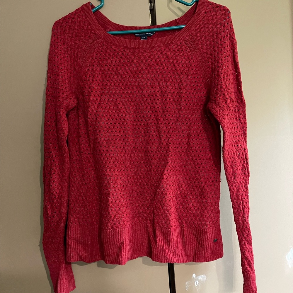 American Eagle Red Sweater